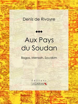 cover image of Aux Pays du Soudan